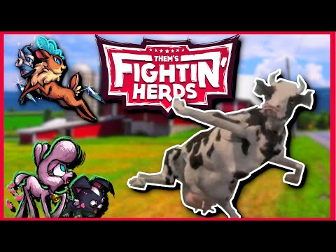 These Farm Animals can FIGHT !! - Thems Fightin Herds Gameplay | Versus | Steam Game
