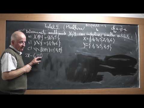 3/4 1835 Clasa 6 Multimi Operatii cu multimi Inecuatii si ecuatii de gradul 1