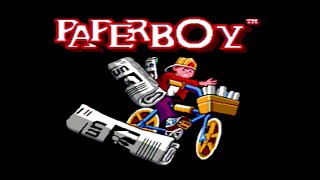 Paperboy Sega Master System Complete Game Longplay Gameplay Only Easy Street