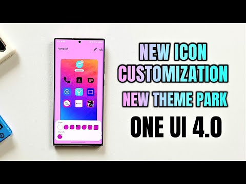Samsung ONE UI 4.0 Icon Customization - New Theme park on Samsung Good Lock-Third party icon option.