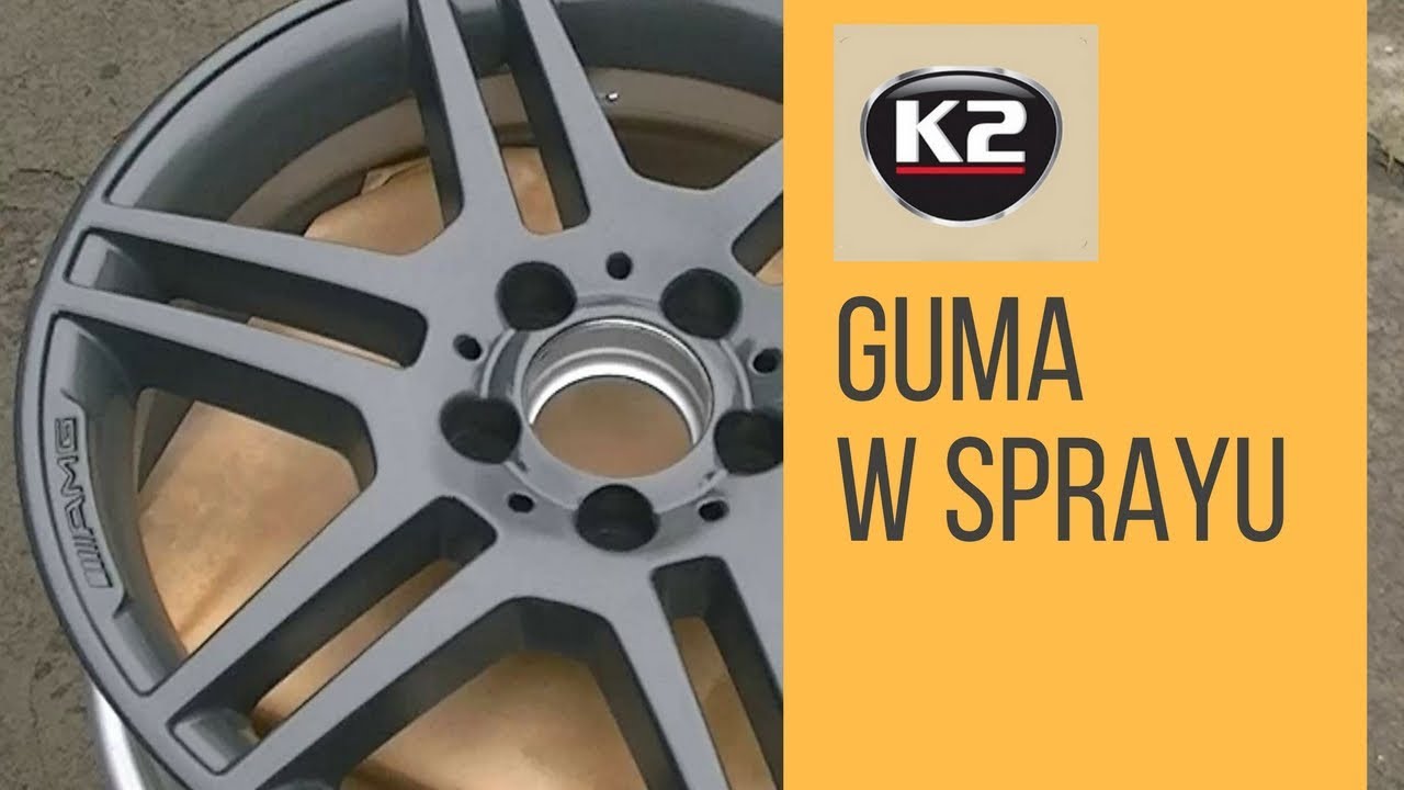 Guma w sprayu - K2 Color flex, zmiana koloru felg, zmiana koloru auta