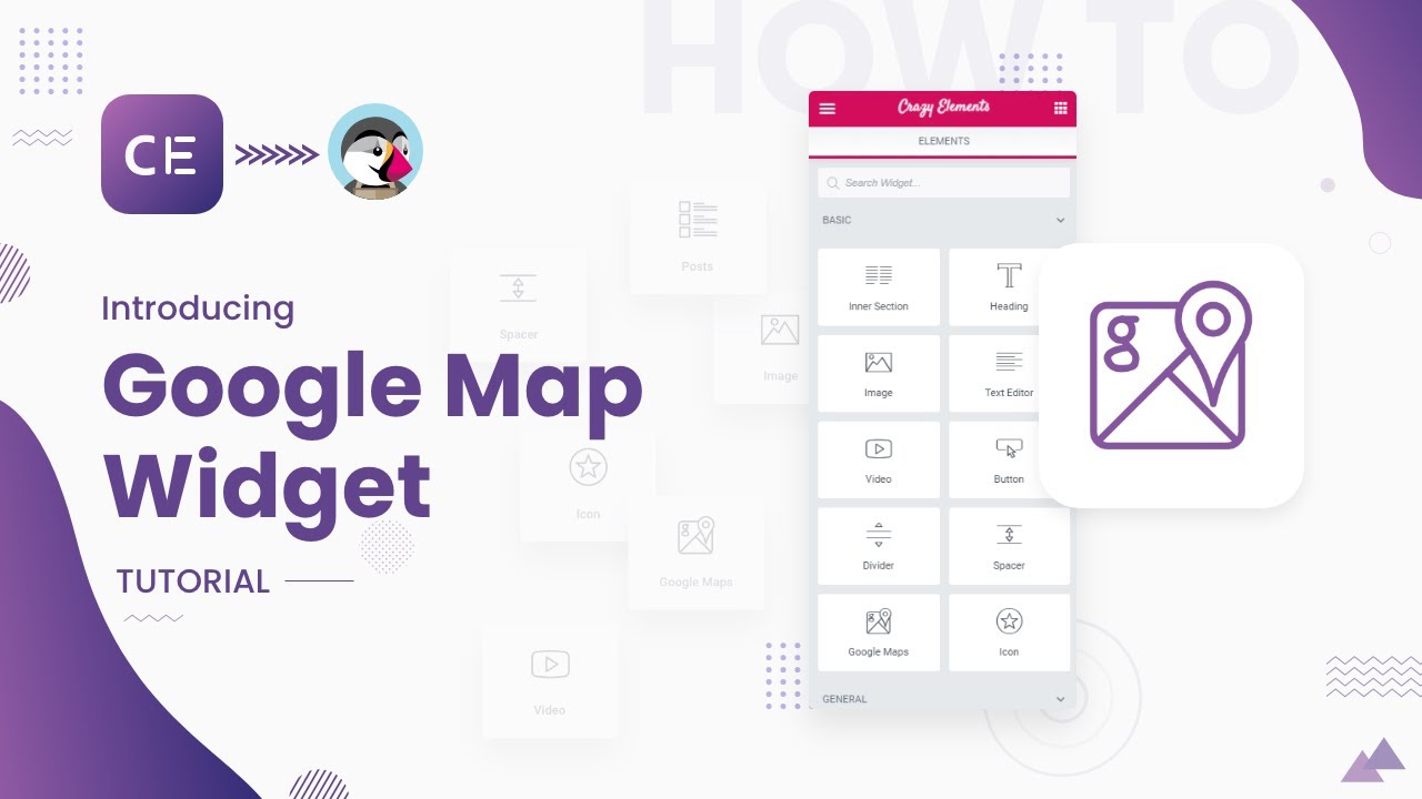 How to Use Google Map Widget Using Crazy Elements | PrestaShop | Elementor Based Page Builder
