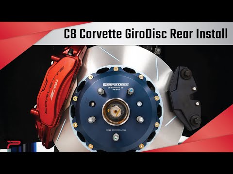 Chevrolet C8 Corvette Z51 GiroDisc 2PC Rear Rotor Install