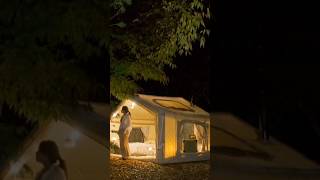 Pretty girl spends the weekend alone overnight #camping  #prettygirl