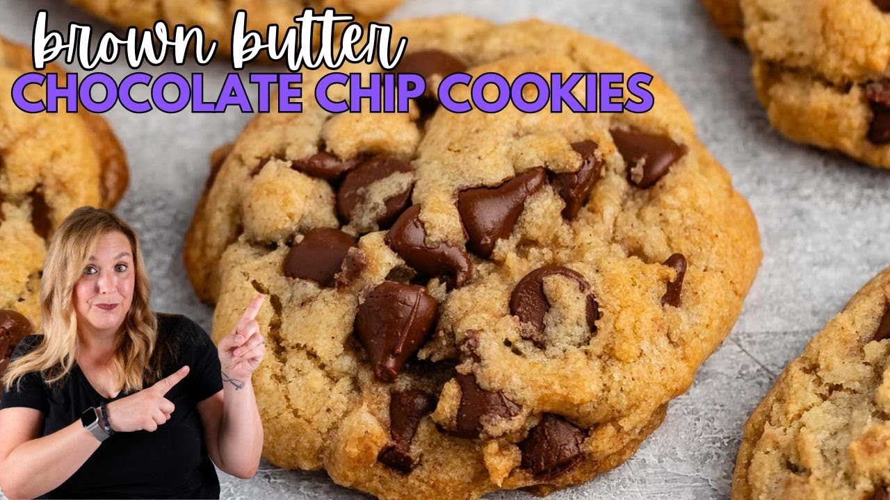 Crazy for Crust's Bakery-Style Brown Butter Chocolate Chip Cookies