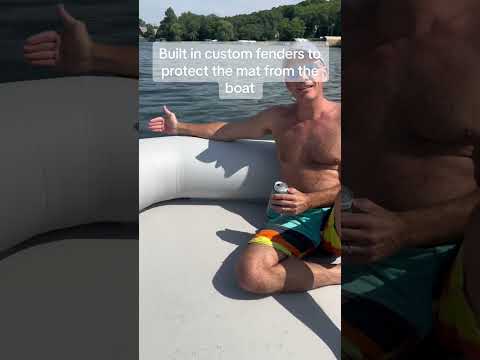 The REEF Deck is the perfect boating accessory for the pontoon boat.