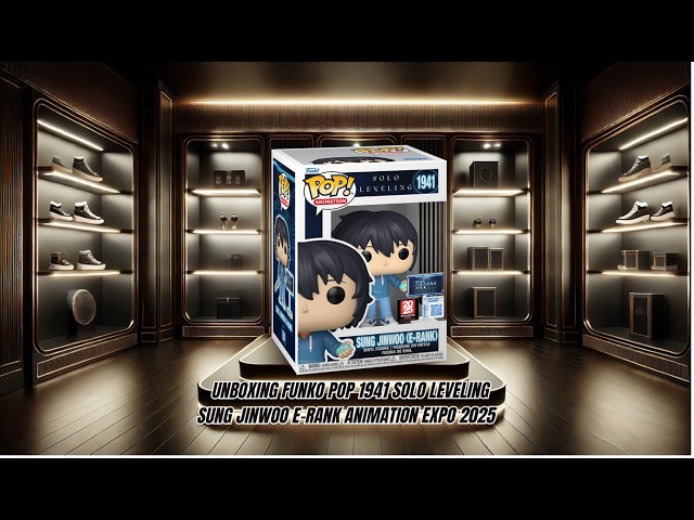 Vídeo relacionado con POP Sung Jinwoo (E-Rank) AX Anime Expo 2025 Limited Edition Funko Original 1941 (with Plastic Protection)