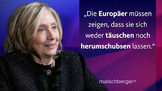 Hillary Clinton on Trump's policies, the Ukraine war and the Epstein case | maischberger