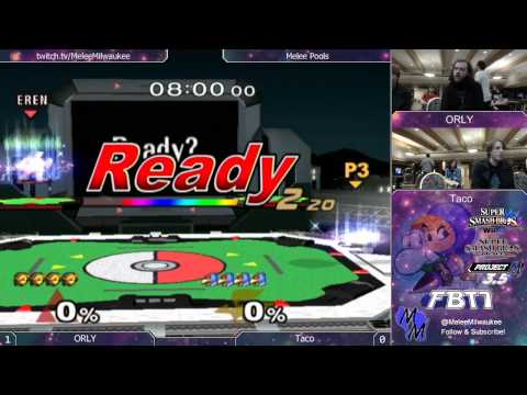 FBT7 - ORLY (Bowser, Link) vs Taco (Falco) - Melee Pools