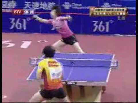 Zhang Yining vs. Li Xiaoxia (2009 Chinese Super League final)