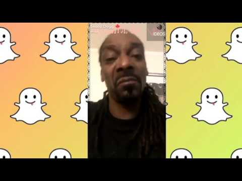 Snoop Dogg at BET HIP HOP AWARDS Snapchat Story