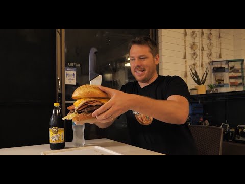 BURGIES MONSTER WTF BURGER CHALLENGE IN DUBBO NSW