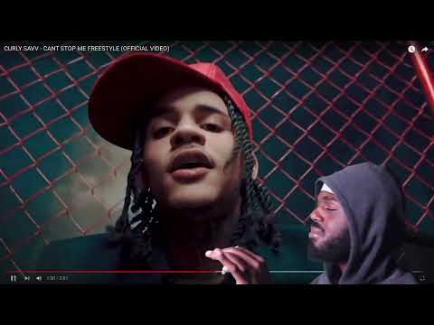 BAD BUNDYY REACTS : Curly Savv - Cant Stop Me Freestyle  (Official Music Video)