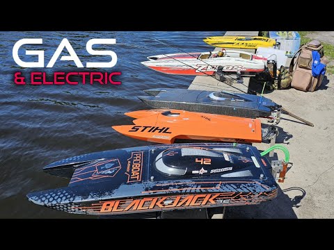 Boat Gang Bash - Blackjack 42, Zelos 48G, Animal Twin Cat, Proboat Zelos 36