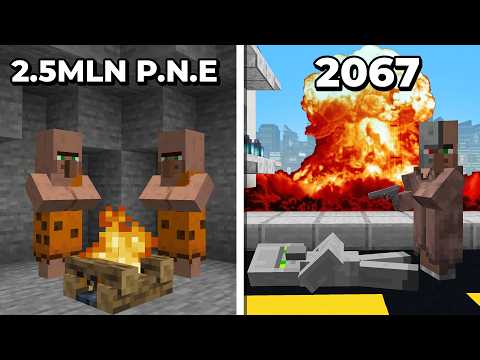 Villagers Simulate Civilizations in Minecraft