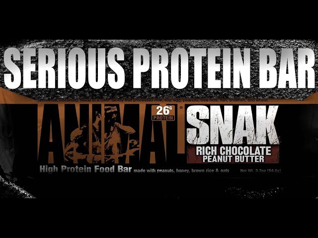 ANIMAL SNAK Protein Bar Review | SERIOUS Calories