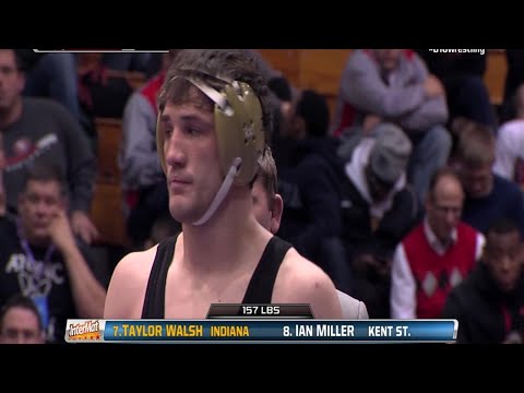 Big Ten Rewind: 2013 Midlands - 157 LBs - Iowa's Derek St. John vs. Indiana's Taylor Walsh