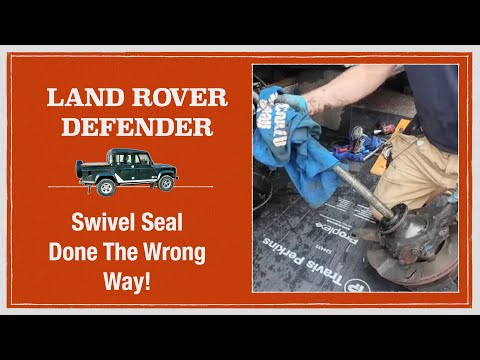 Land Rover Defender TD5  Swivel Housing Mistake