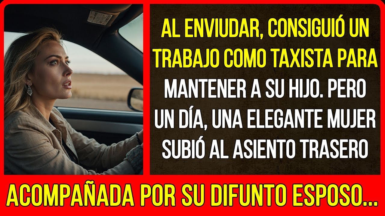 Al enviudar, consiguió un trabajo como taxista para mantener a su hijo. Pero un día, una elegante...