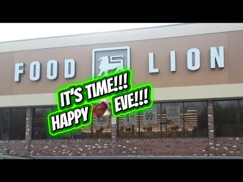 Let’s do last-minute Shopping for Thanksgiving at Food Lion