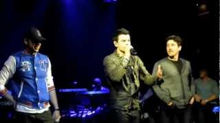 Jordan Knight Live &amp; Unfinished NYC "Stingy" &amp; "Right Stuff" with Donnie Wahlberg and Jon Knight