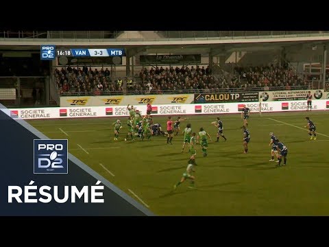 PRO D2 - Résumé Vannes-Montauban: 27-28 - J12 - Saison 2018/2019