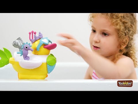 Игрушка для ванны с водометом и аксессуарами Yookidoo «Утка-русалка»