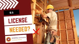 Do I Need A Contractor License to Build My Own Home?