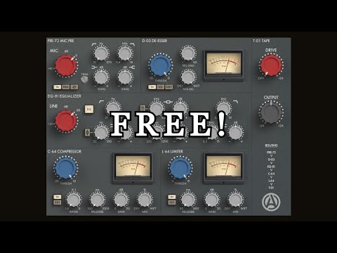 FREE Channel Strip Vst by Analog Obsession - Channev 2.0 on Drums & Vocals