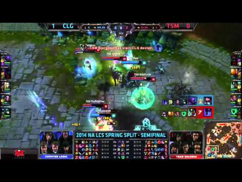 TSM VS CLG SEMI-FINAL PENTAKILL