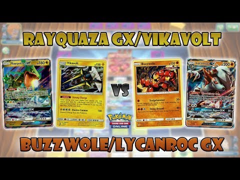 Rayquaza GX/Vikavolt - Pokemon TCG Online Gameplay