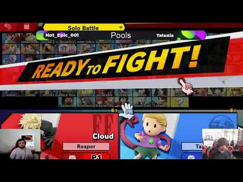 Ultimate Time Skip 2021 - SSBU Not_Epic_001 (Cloud) Vs. Tatuxia (Byleth/Lucas)