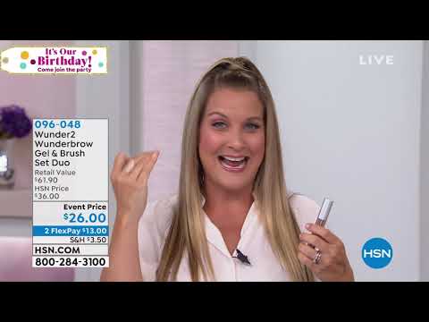 Wunder2 Wunderbrow Gel   Brush Set Duo  Brunette