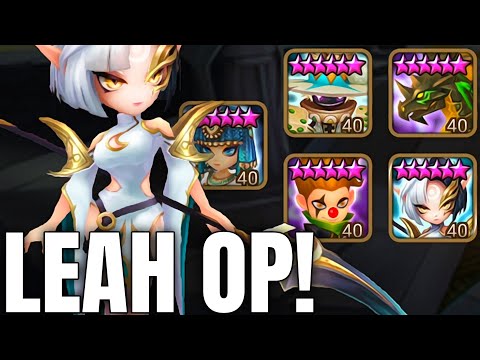 THIS TEAM IS INSANE! LEAH + CRAZY Lushen - Summoners War