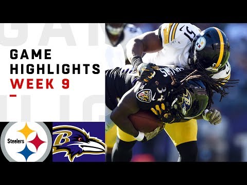 Steelers vs. Ravens Week 9 Highlights | NFL 2018