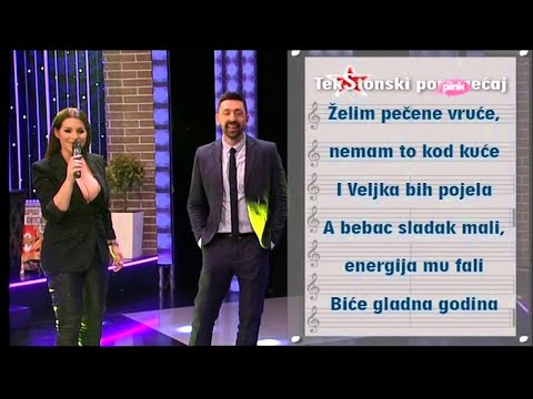 TekStonski poremecaj - Aspirin - Seka Aleksic (Ami G Show S08)