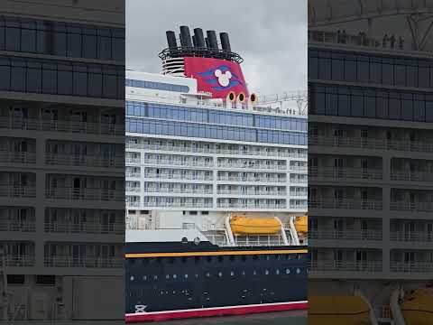 Thumbnail for Disney wish sail away #cruise #beingmariner #cruisetour #cruiseship #vlog #marineservices