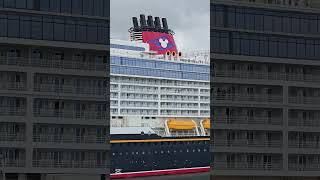 Disney wish sail away #cruise #beingmariner #cruisetour #cruiseship #vlog #marineservices