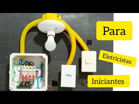 Instalação completa circuito de tomada e Iluminação
