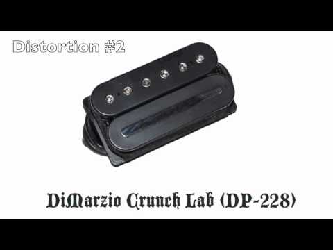 Dimarzio Crunch Lab (DP228) vs. Seymour Duncan Custom (SH-5)