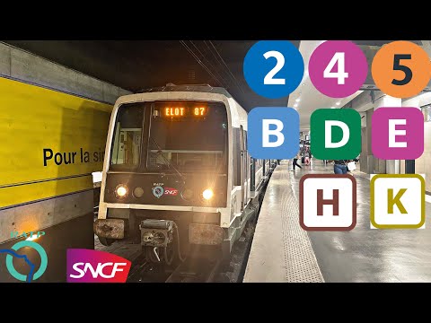 [ Paris ] - Paris Gare du Nord - Métro/RER & Transilien - 4K