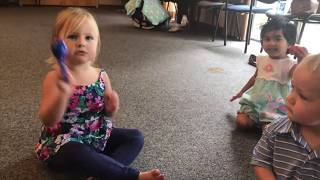 Kindermusik kid singing a song - Ta Ra Ra Boom De Ay!