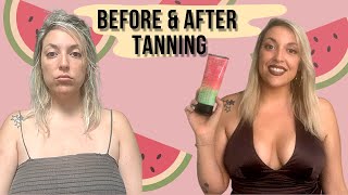 How to use St. Tropez Gradual Tanning watermelon infusion STEP BY STEP / Bees Beauty