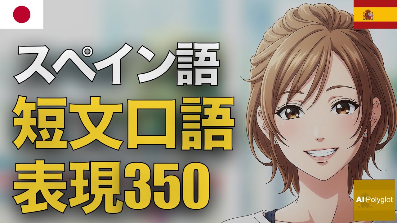 スペイン語短文口語表現350 | 聞き流し | Spanish | 実用例文付き episode artwork