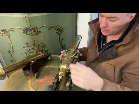 2 x Maltese Brass Trench art scrap /scratch made CANNONS with GUN CARRIAGES models