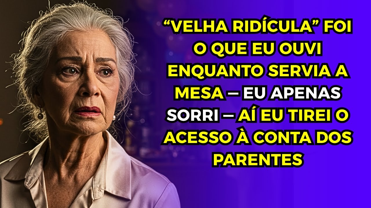 Meus Parentes na Festa: "Velha Ridícula" — Fingi não ouvir e Saí — Aí Bloqueei a Conta Conjunta