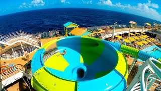 INSANE WATERSLIDES ON A CRUISE SHIP! | Cruise Vlog Day 6