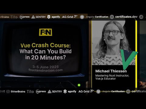 Frontend Nation 2025: Vue Crash Course: What Can You Build in 20 Minutes?