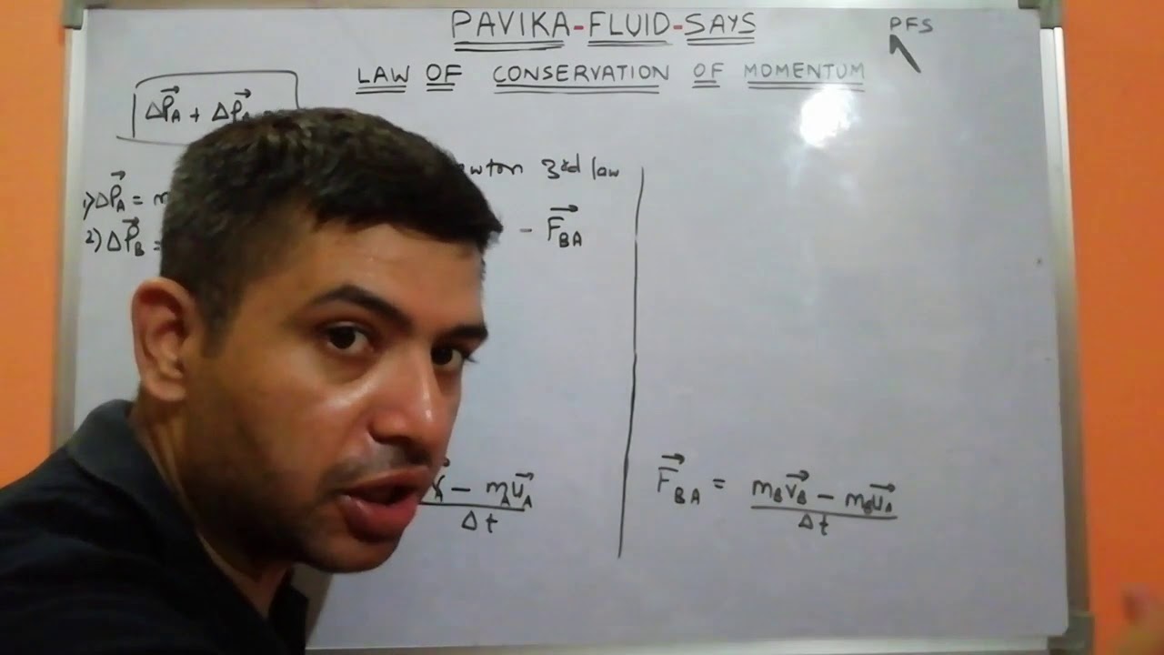Law of conservation of momentum