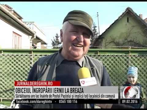 OBICEIUL ÎNGROPĂRII IERNII LA BREAZA (2016 02 09)